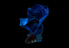 Петушок Петушок Супер Дельта сапфир самец Betta-male super delta blue-sapphire)