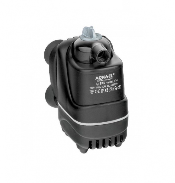 AQUAEL FAN FILTER MIKRO PLUS. Фильтр для аквариума 4w, 250л/ч, до 30л.