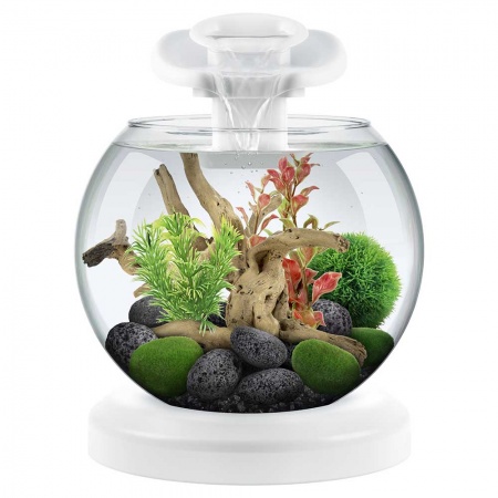 Аквариум круглый  6.8л Tetra Cascade Globe Duo Waterfall  белый