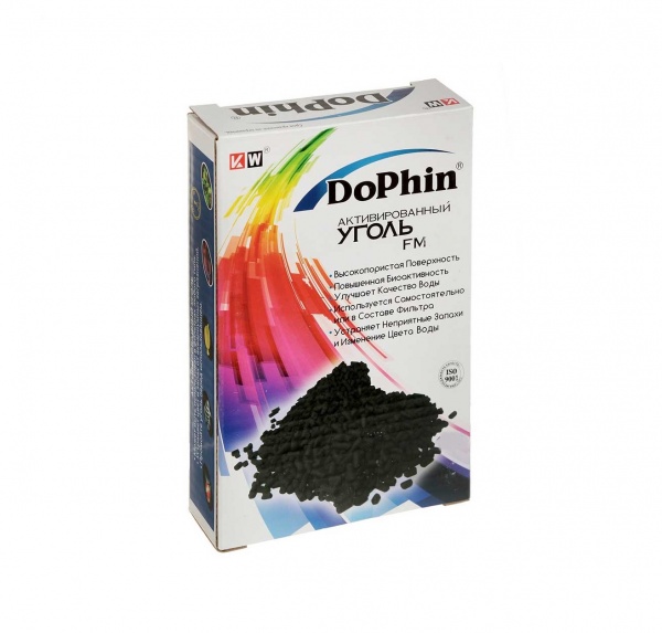 Уголь активированный природный  DoPhin 150 гр.