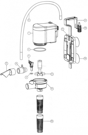 AQUAEL CIRCULATOR 1000. Помпа 11w, 1000л/ч, 150-250л.