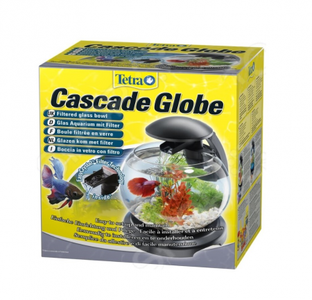 Аквариум круглый 6.8 л Tetra Cascade Globe черный