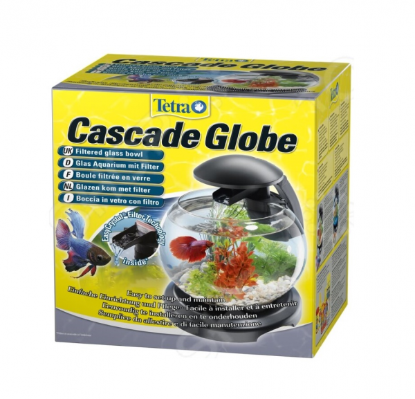 Аквариум круглый 6.8 л Tetra Cascade Globe черный