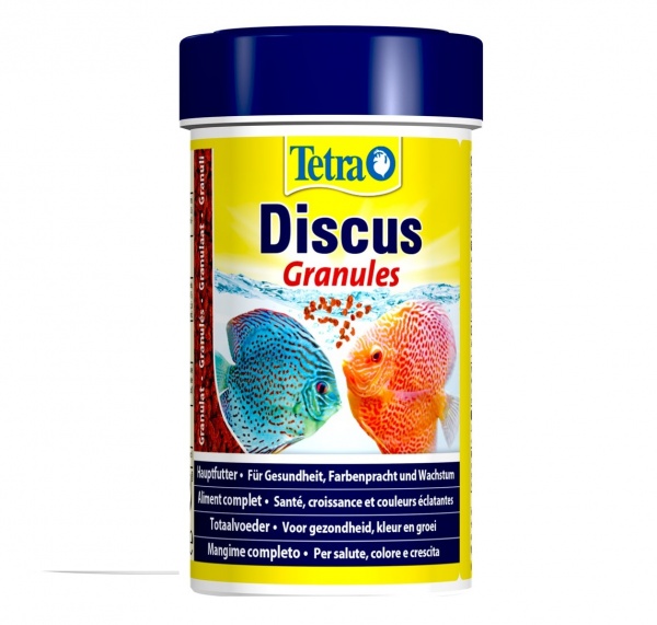 Tetra Discus Granules 100мл - основной корм для дискусов (гранулы)