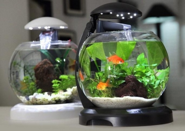 Аквариум круглый 6.8 л Tetra Cascade Globe черный
