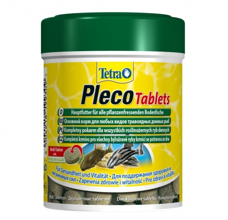 Tetra Pleco Tablets 275 таб (150 мл) 310 гр. - корм для травоядных донных рыб (таблетки)
