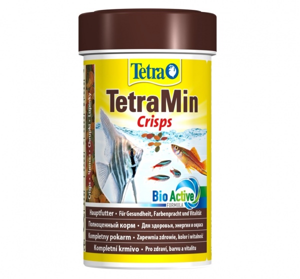 TetraMin Crisps 100 мл - универсальный корм для рыб (чипсы)