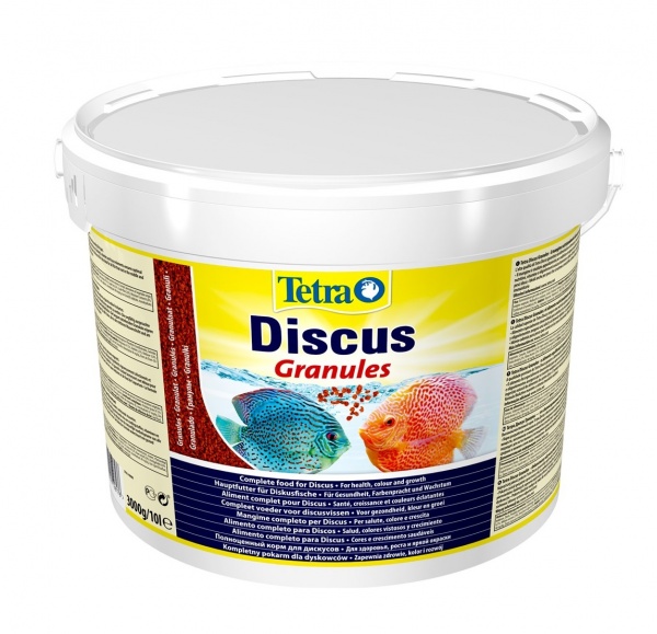 Tetra Discus Granules 10л (ведро) - основной корм для дискусов (гранулы)